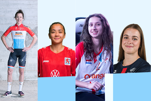 Sport féminin luxembourgeois: Christine Majerus, Amy Thompson, Lena Rocca, Patrizia van Der Weken