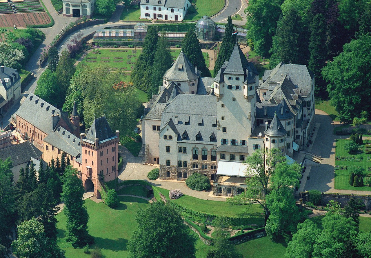 Château de Berg où réside la famille grand-ducale