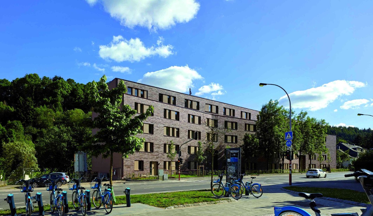 En matière de logement collectif, ce projet dans la ville de Luxembourg a séduit le jury par la qualité de son architecture et la création d'espaces publics et de rencontre.