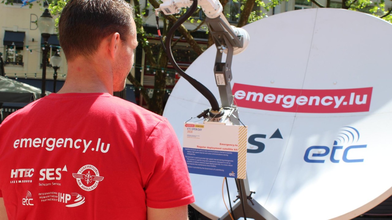 Satellitenschüsseln emergency.lu