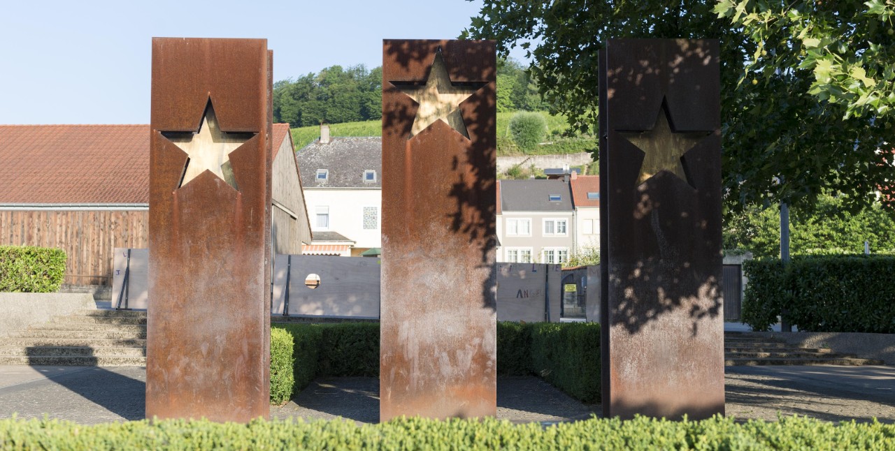 Das Denkmal "Schengener Abkommen"