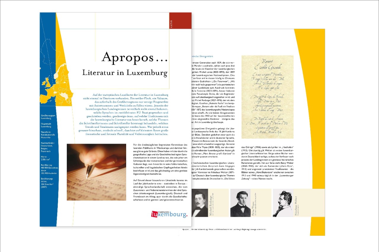 Apropos ... Literatur in Luxemburg