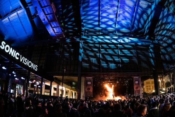 Konzert während dem Sonic Visions Festival