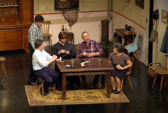 Theaterszene im Kapuzinertheater