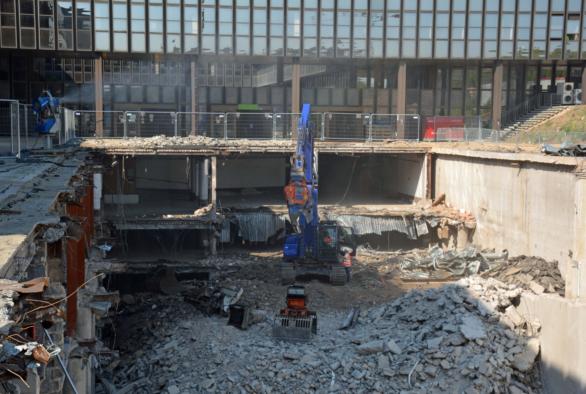 Nachhaltige Stadtplanung - Rückbau des Jean-Monnet-Gebäudes