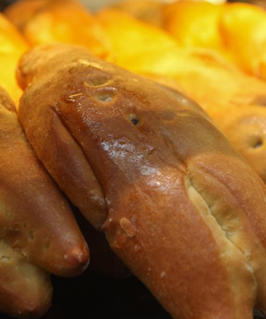 In den Wochen vor Weihnachten finden Sie die Boxemännercher in jeder Bäckerei.