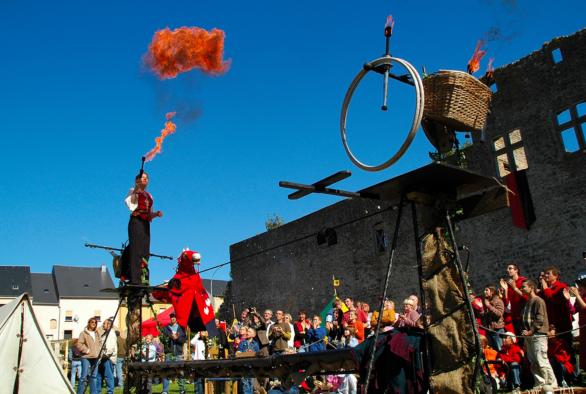 Mittelalterfest auf Schloss Koerich