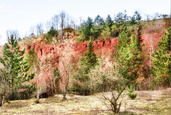 Wandern Rote Erde