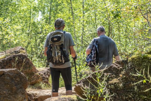 Wandern Rote Erde