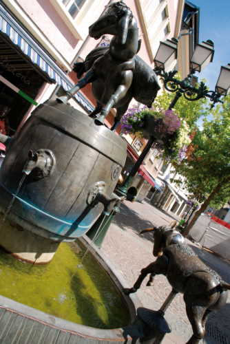 Der Eselsbrunnen in Diekirch.