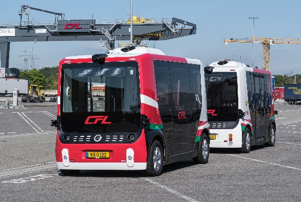 The operation of the shuttles was tested in preliminary stages at the Bettembourg-Dudelange terminal.