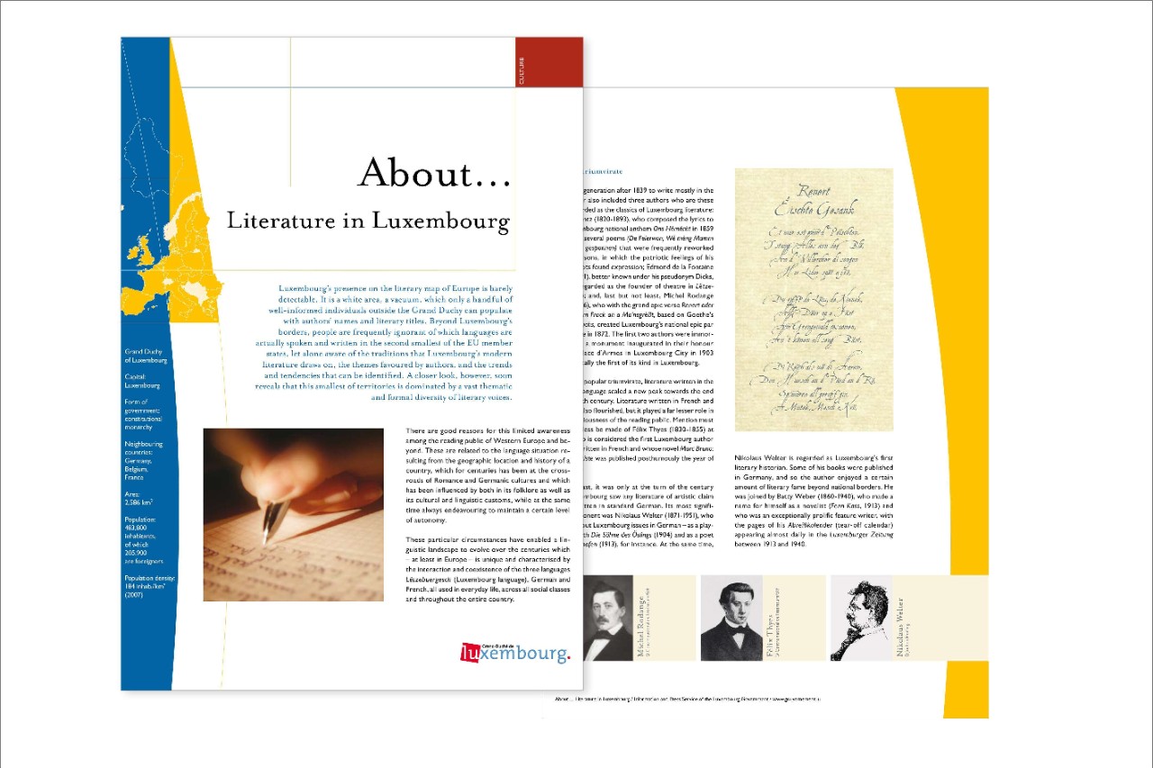 About ... Literature in Luxembourg