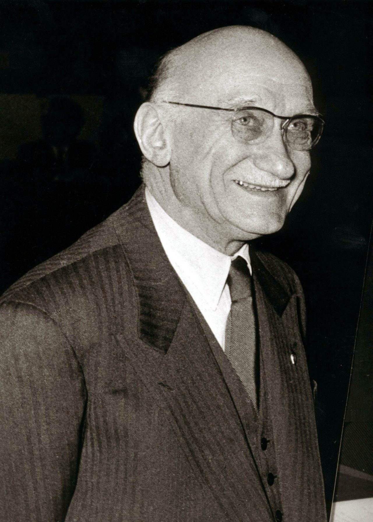 Robert Schuman (1886-1963) as President of the European Parliamentary Assembly (19 March 1958 - 18 March 1960).