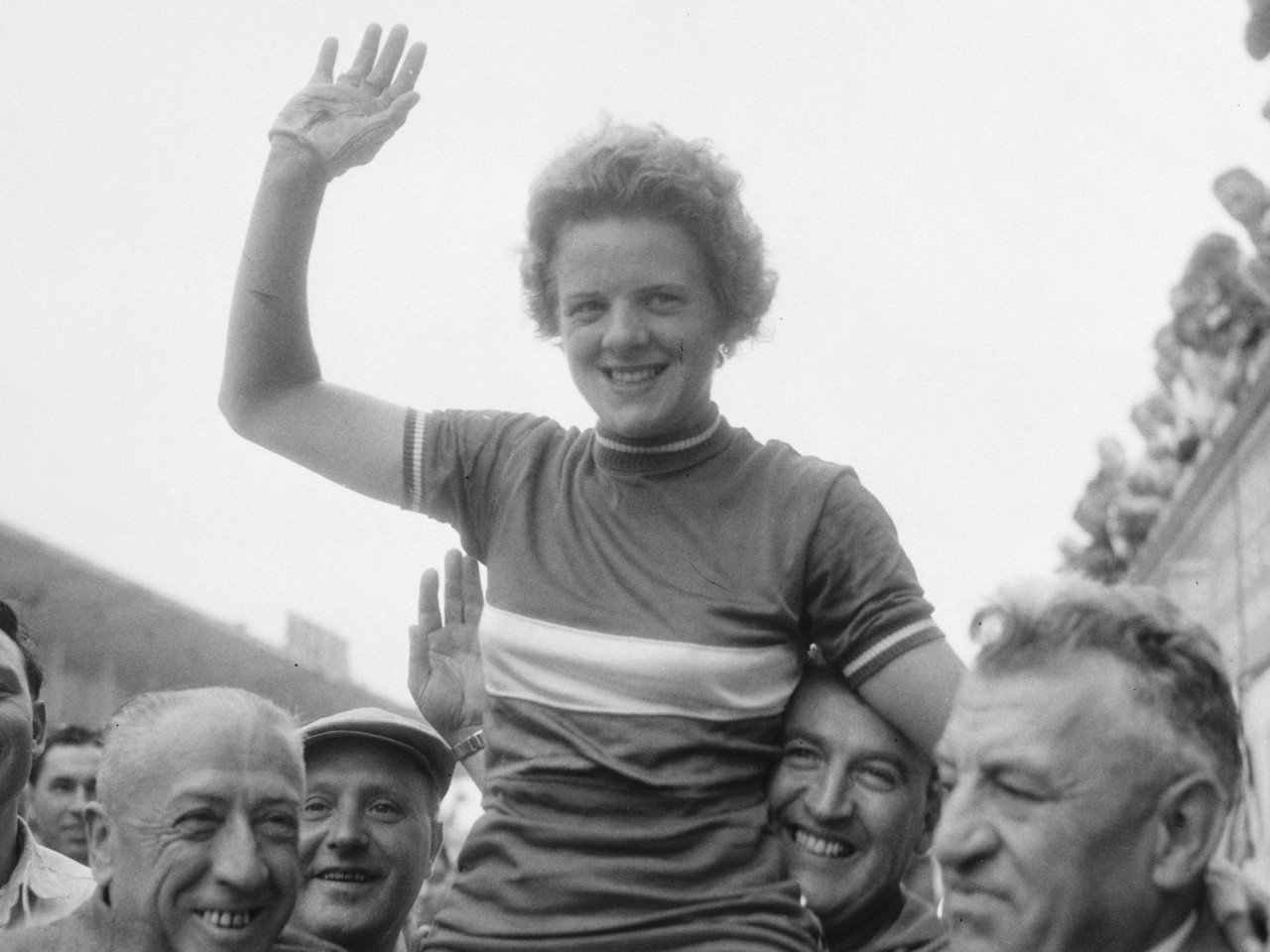 Image - Elsy Jacobs - Victory at the Women's Road World Championship 1958