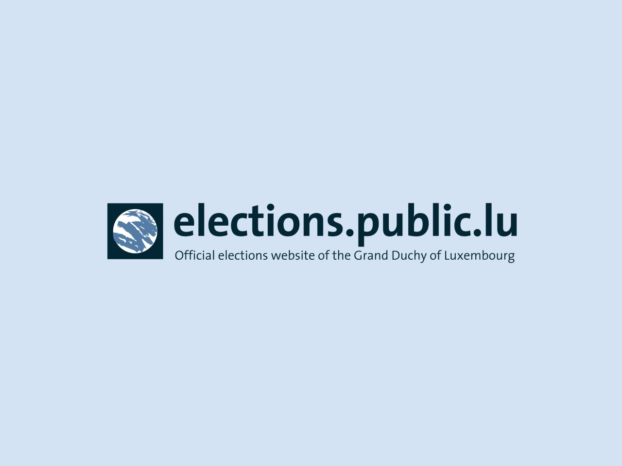 The official website for election results in Luxembourg. - New window