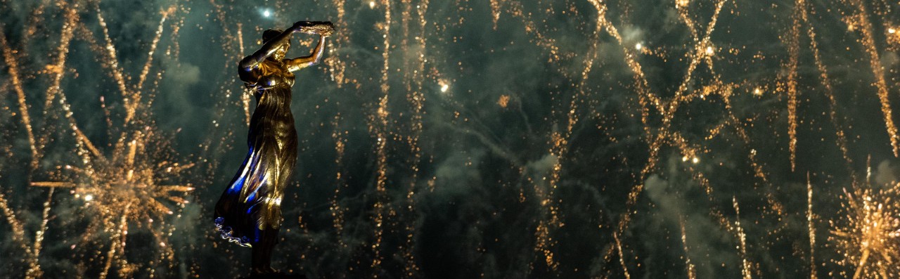 Fireworks on National Day