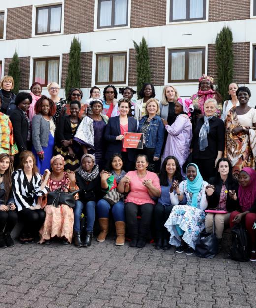 The network of survivors of sexual violence in sensitive areas had met in Luxembourg at the invitation of Grand Duchess Maria Teresa.