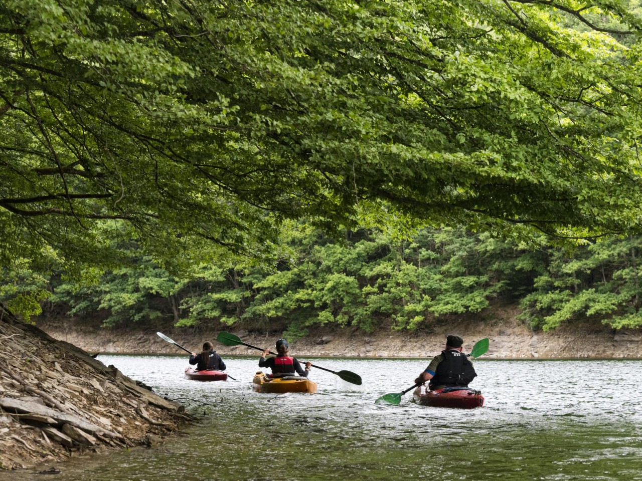 Image - Water sports on the Upper Sûre Lake in Lultzhausen