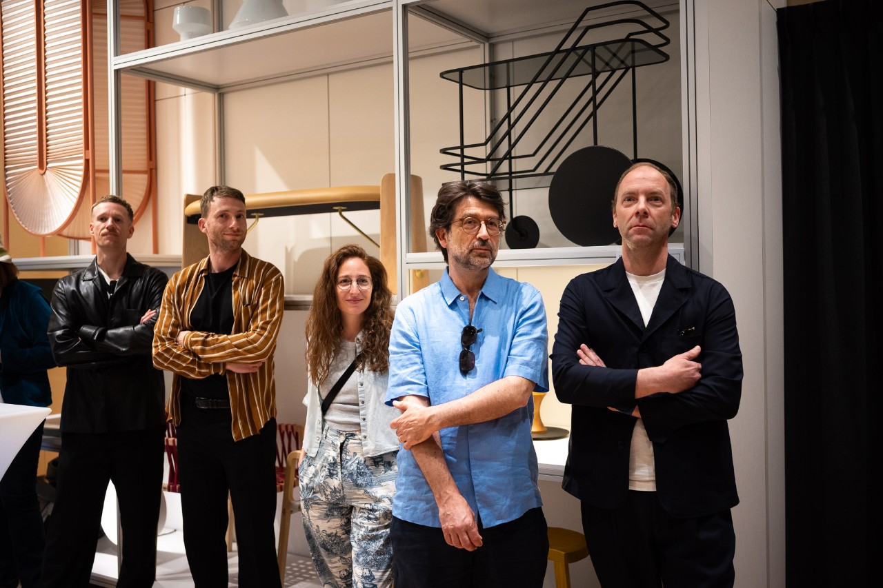 The five designers selected to create the VIP areas of the Luxembourg Pavilion.