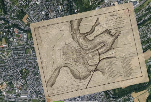 Luxembourg map