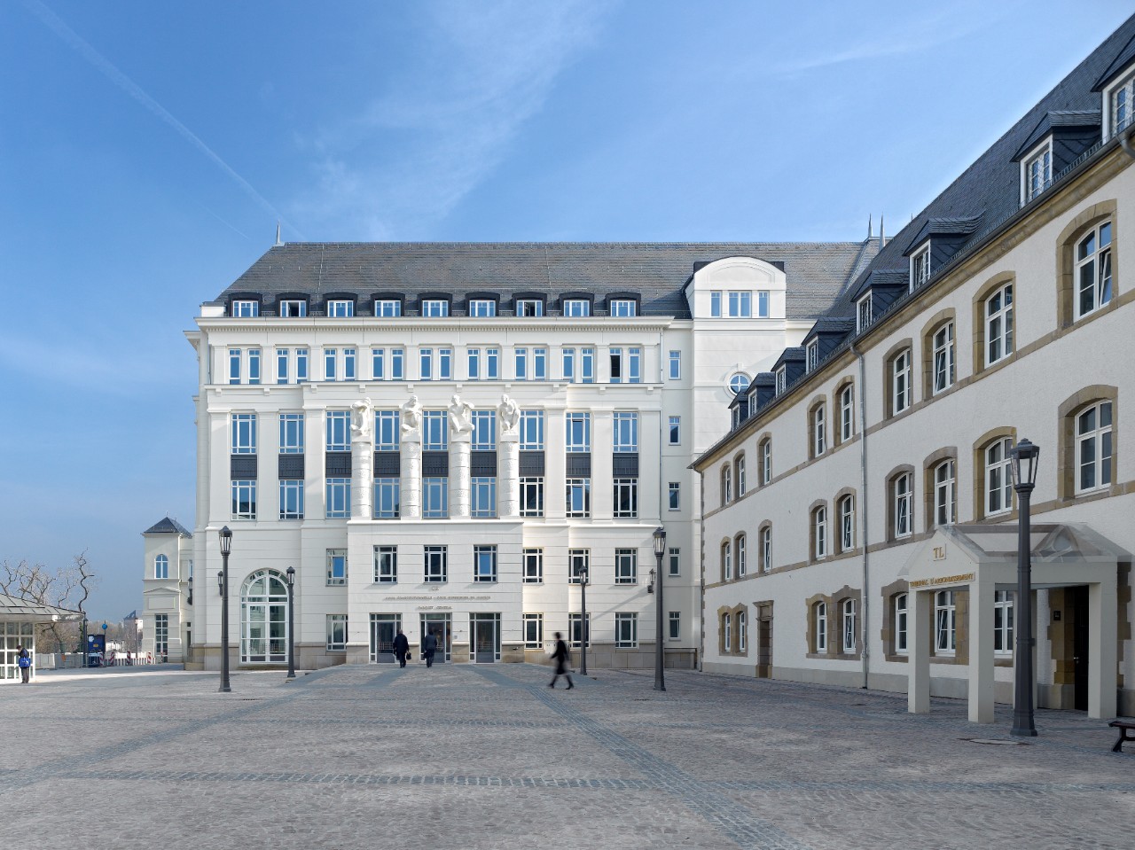 Cité judiciaire à Luxembourg; architecture: Rob Krier
