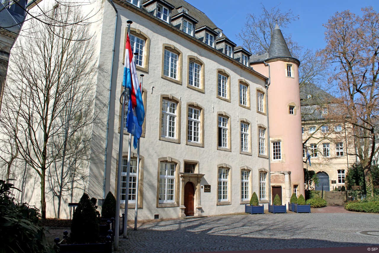 L'Hôtel de Bourgogne à Luxembourg abrite le ministère d'Etat, le siège du chef de gouvernement