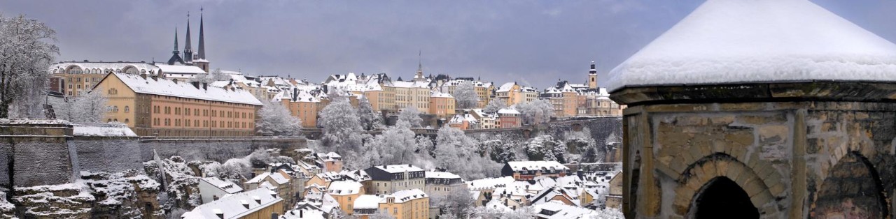 Ville de Luxembourg en hiver