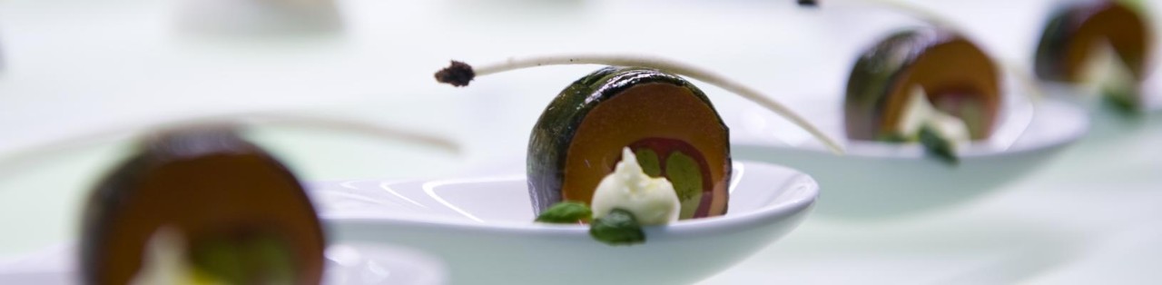 Plat de haute cuisine