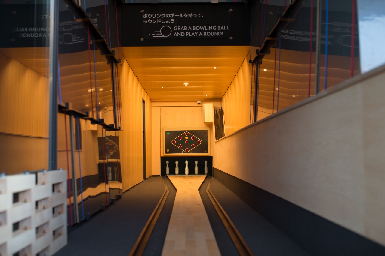 La piste de quilles traditionnelle luxembourgeoise.