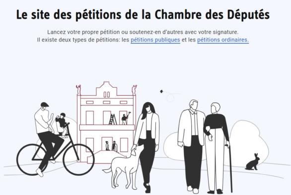 Site des pétitions de la Chambre des députés du Grand-Duché de Luxembourg