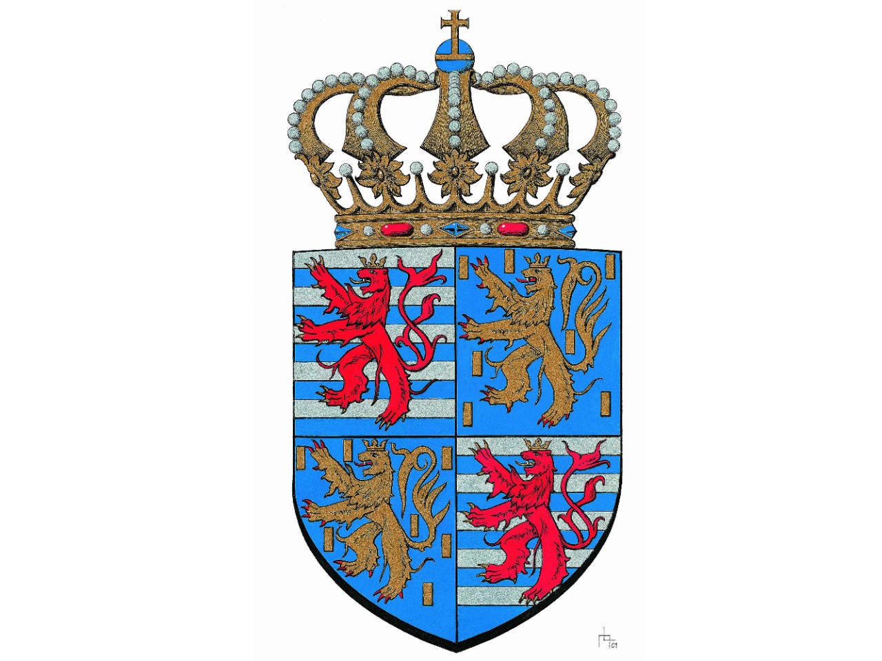 Petites armoiries du Grand-Duc