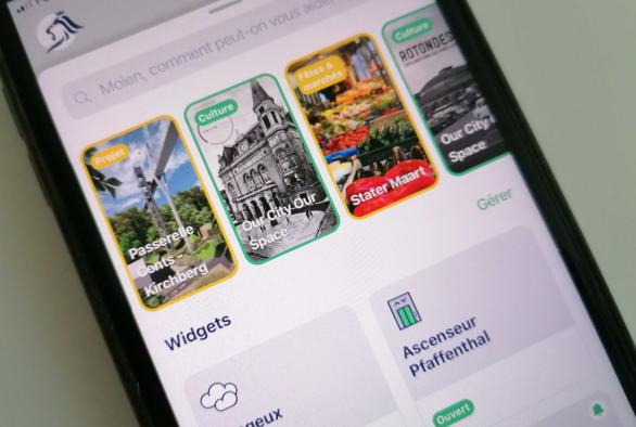 La ville de Luxembourg à portée de main grâce à l'application cityapp.