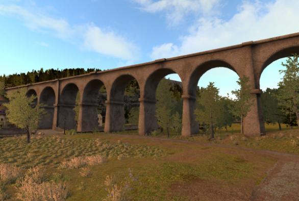 Le Vieux Pont en réalité virtuelle.