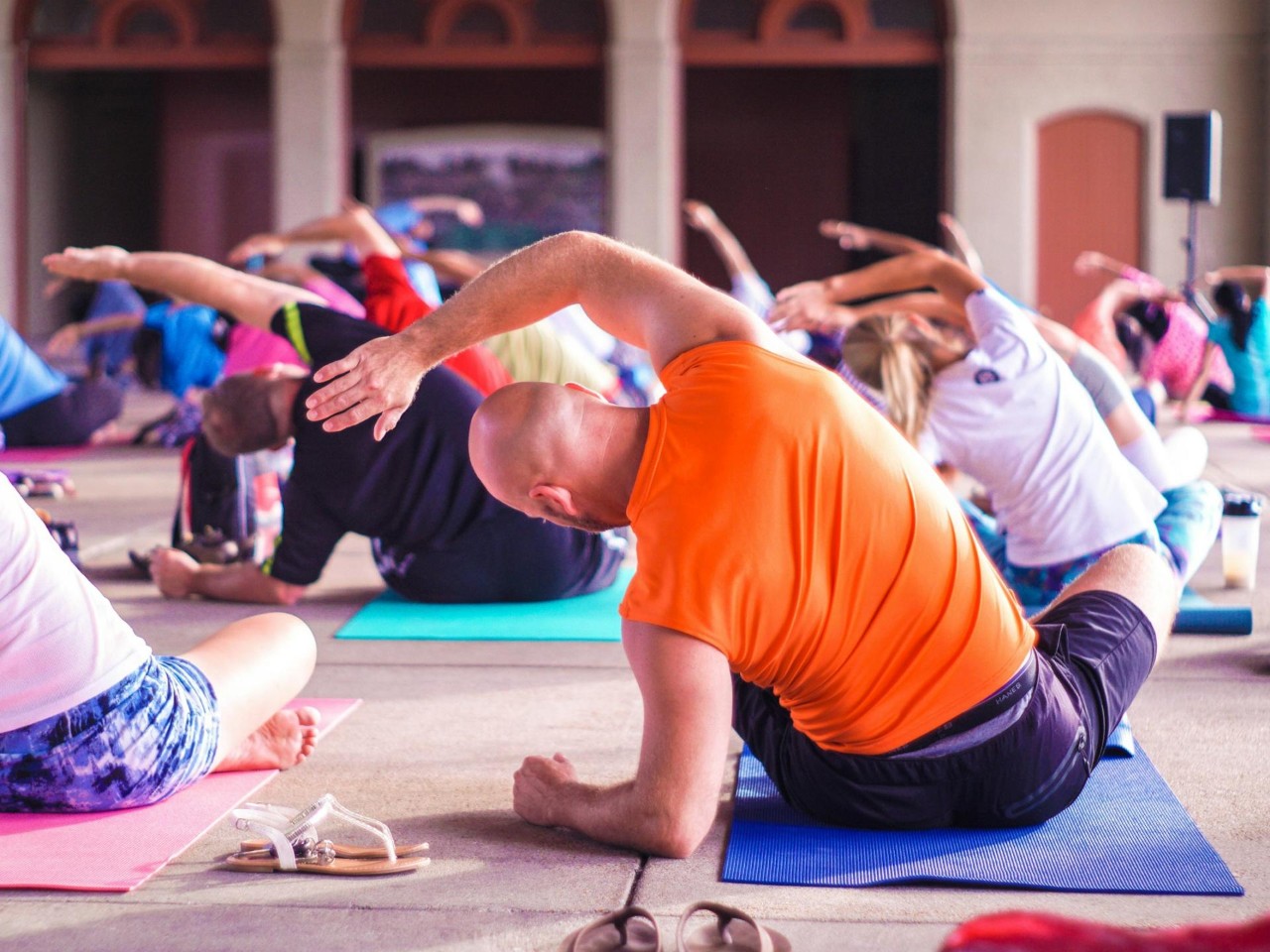 Personnes faisant de l'exercice